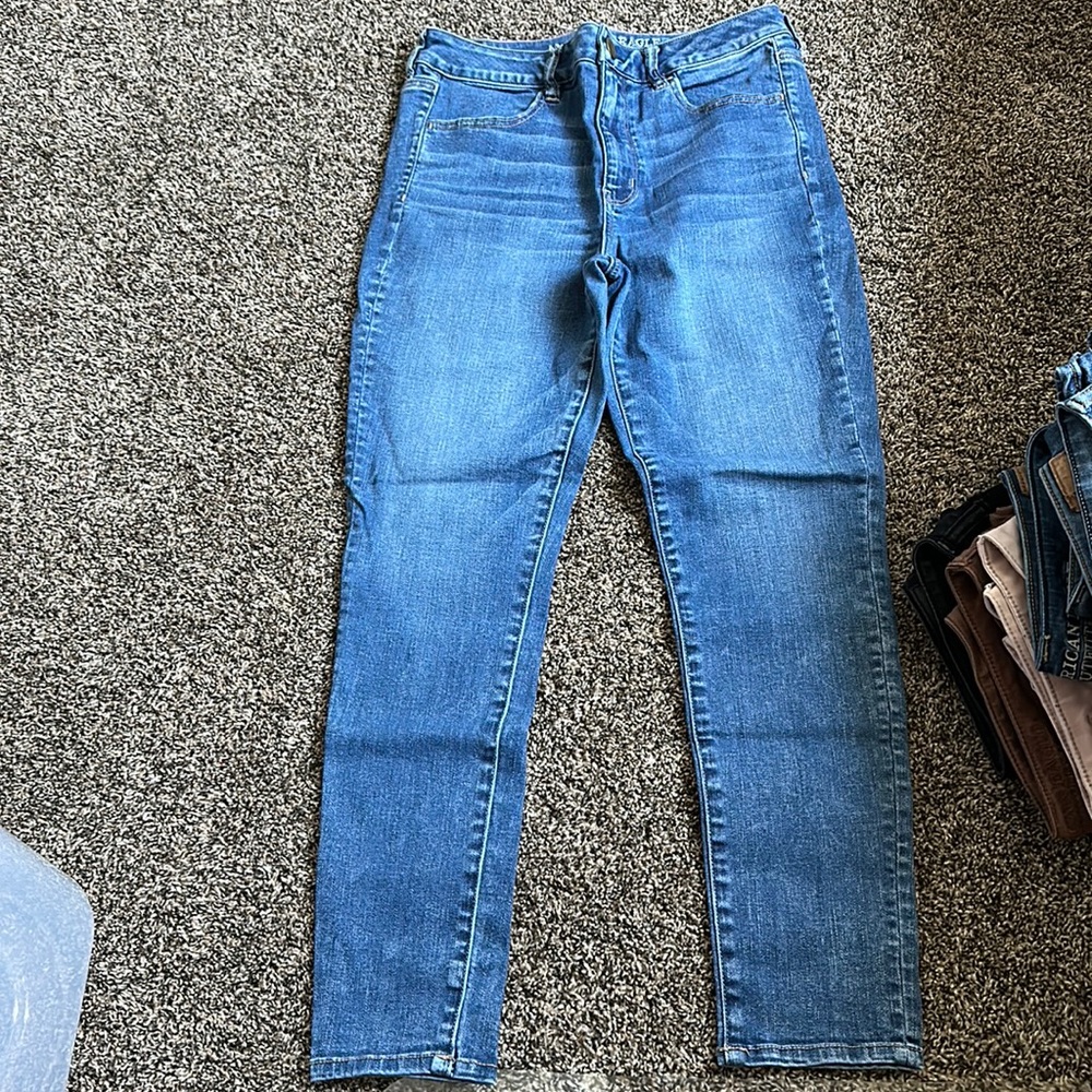 Women’s American Eagle Super Stretch Hi-Rise Jegging Size 10 Short 10S